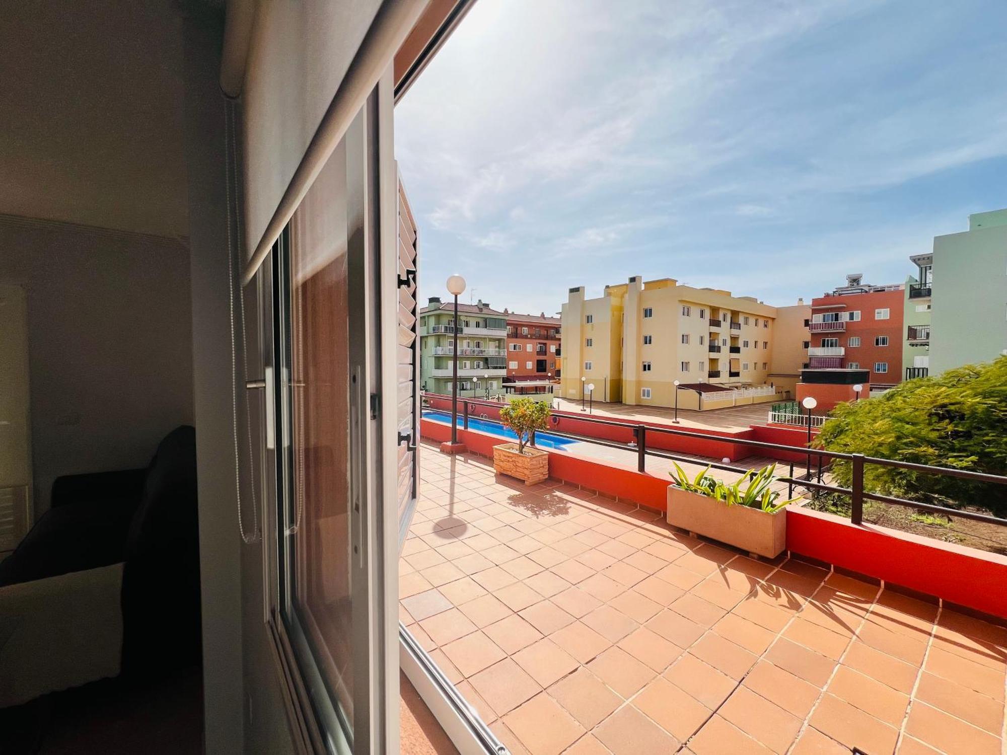 Apartamento Terraza Del Sol Con Piscina En קנדלריה מראה חיצוני תמונה